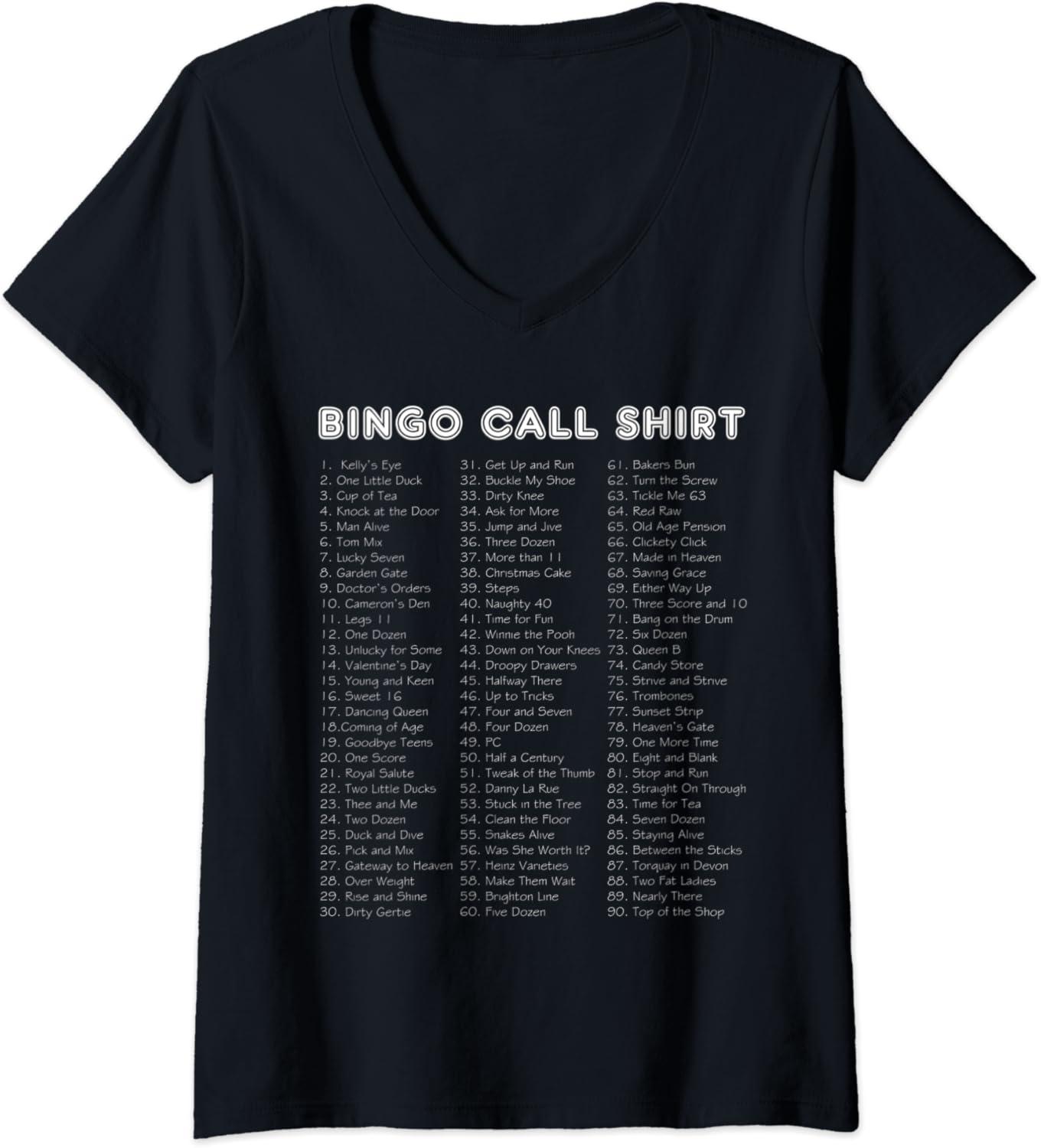 Amazon Womens Bingo Caller Funny Number Sayings Bingo Lover Gift V